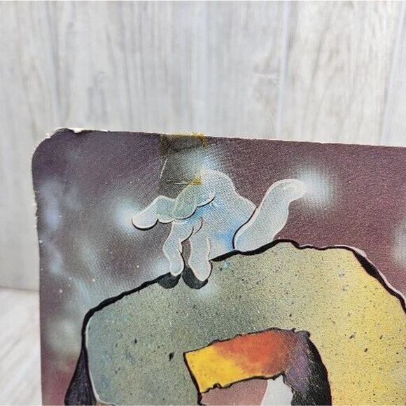 Vintage Eureka Die Cut Halloween Decoration BOO Ghost Graveyard Bat Pumpkin - Picture 4 of 8